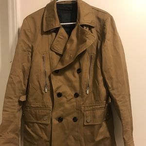 Zara men’s double breasted pea coat